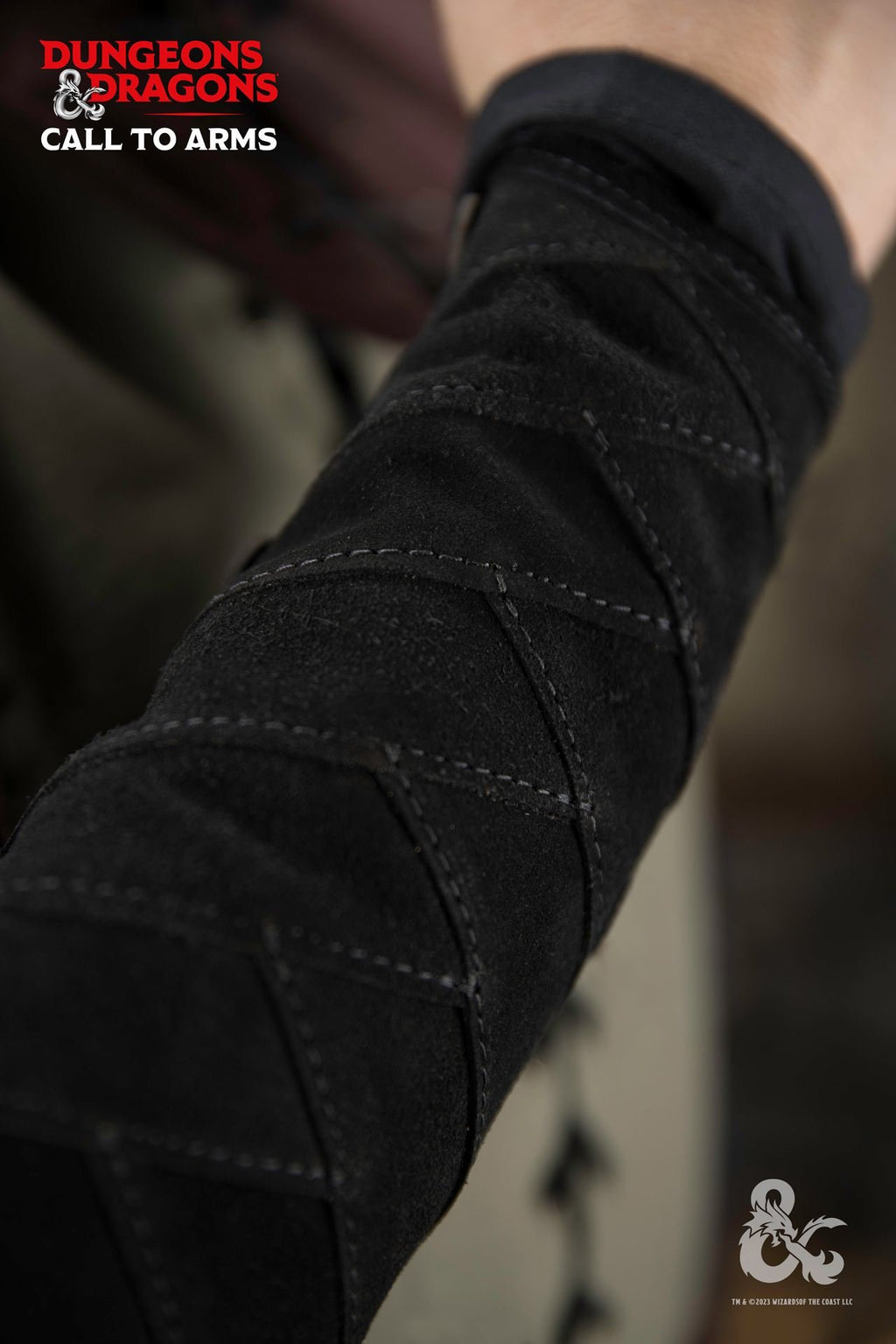 Dungeons & Dragons Armschiene für Waldläufer Schwarz