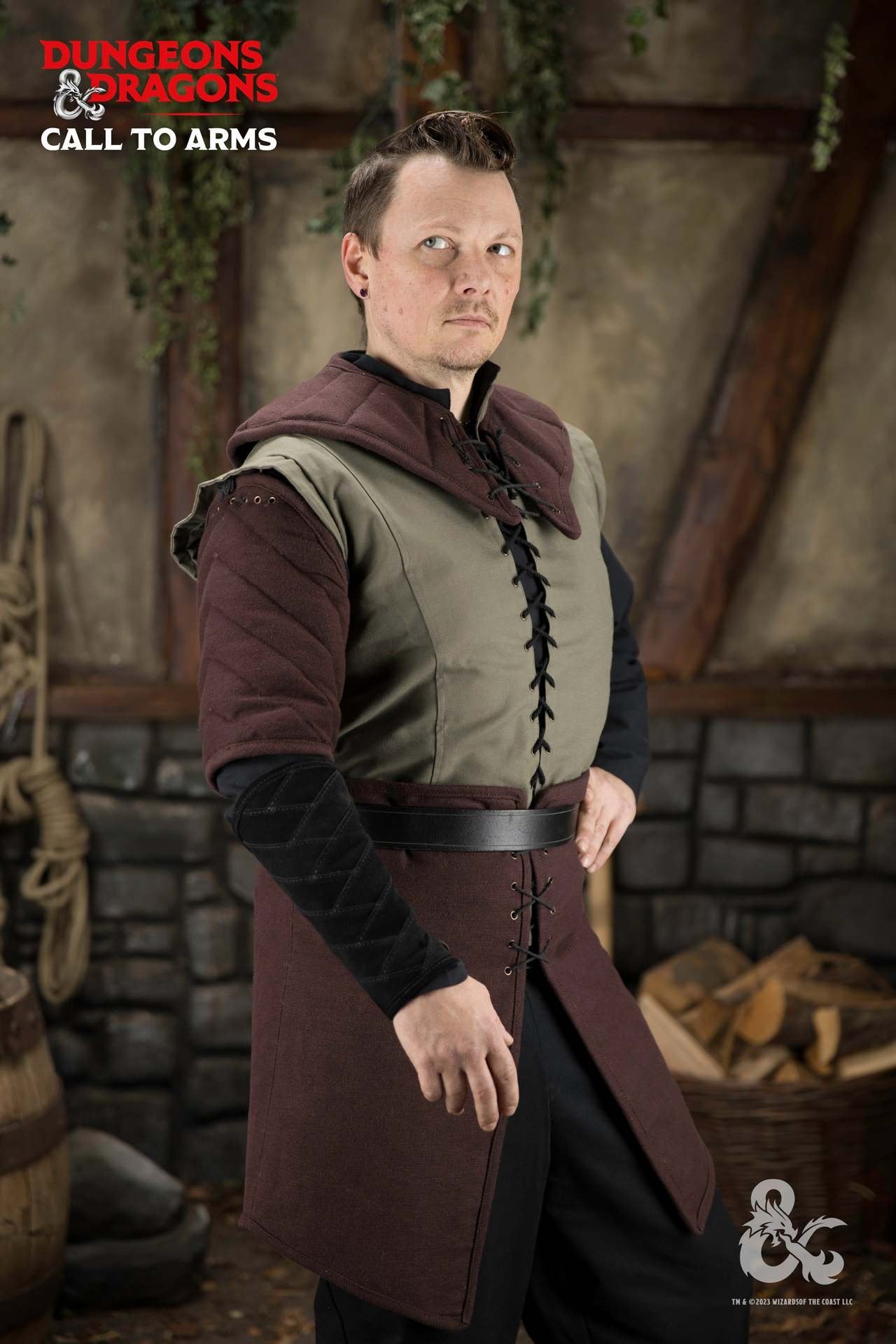 Dungeons & Dragons Armschiene für Waldläufer Schwarz