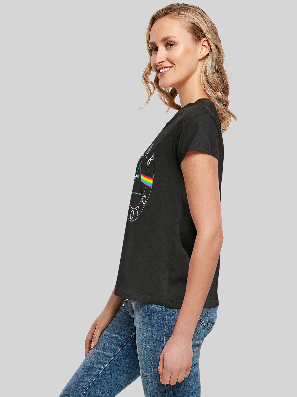 Pink Floyd Prism Circle Logo avec des dames t-shirt