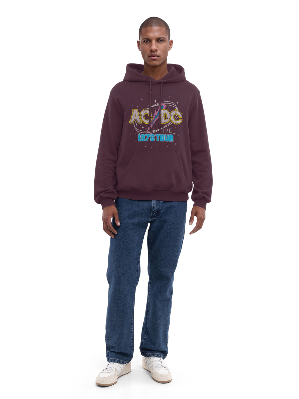 ACDC 1981 Live Tour Herren Hoodie