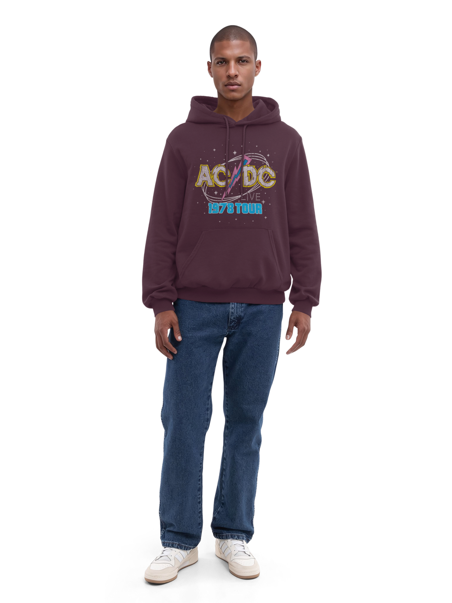 ACDC 1981 Live Tour Herren Hoodie