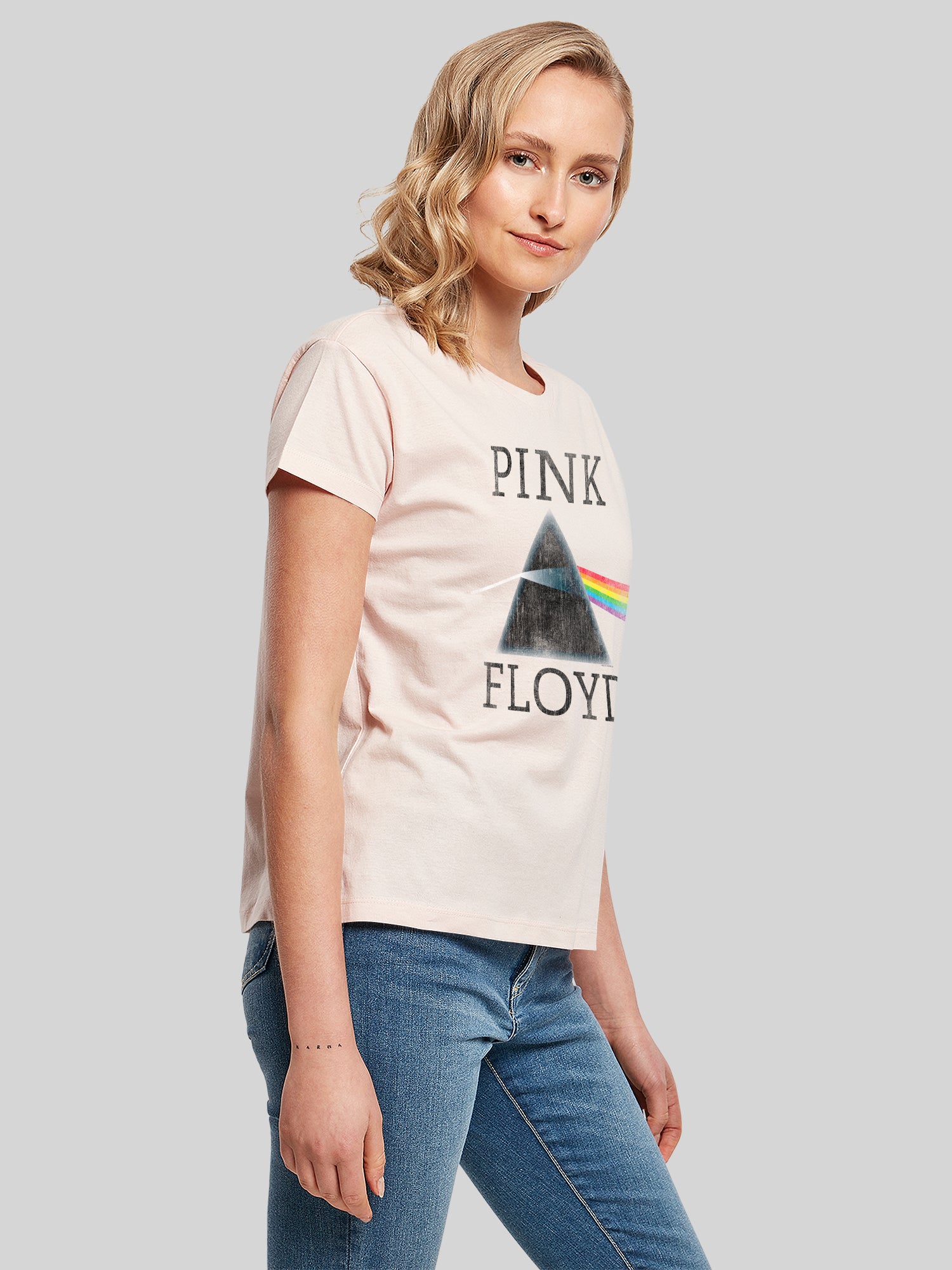 Pink Floyd Dark Side Of The Moon Prism Ladies Box T-Shirt