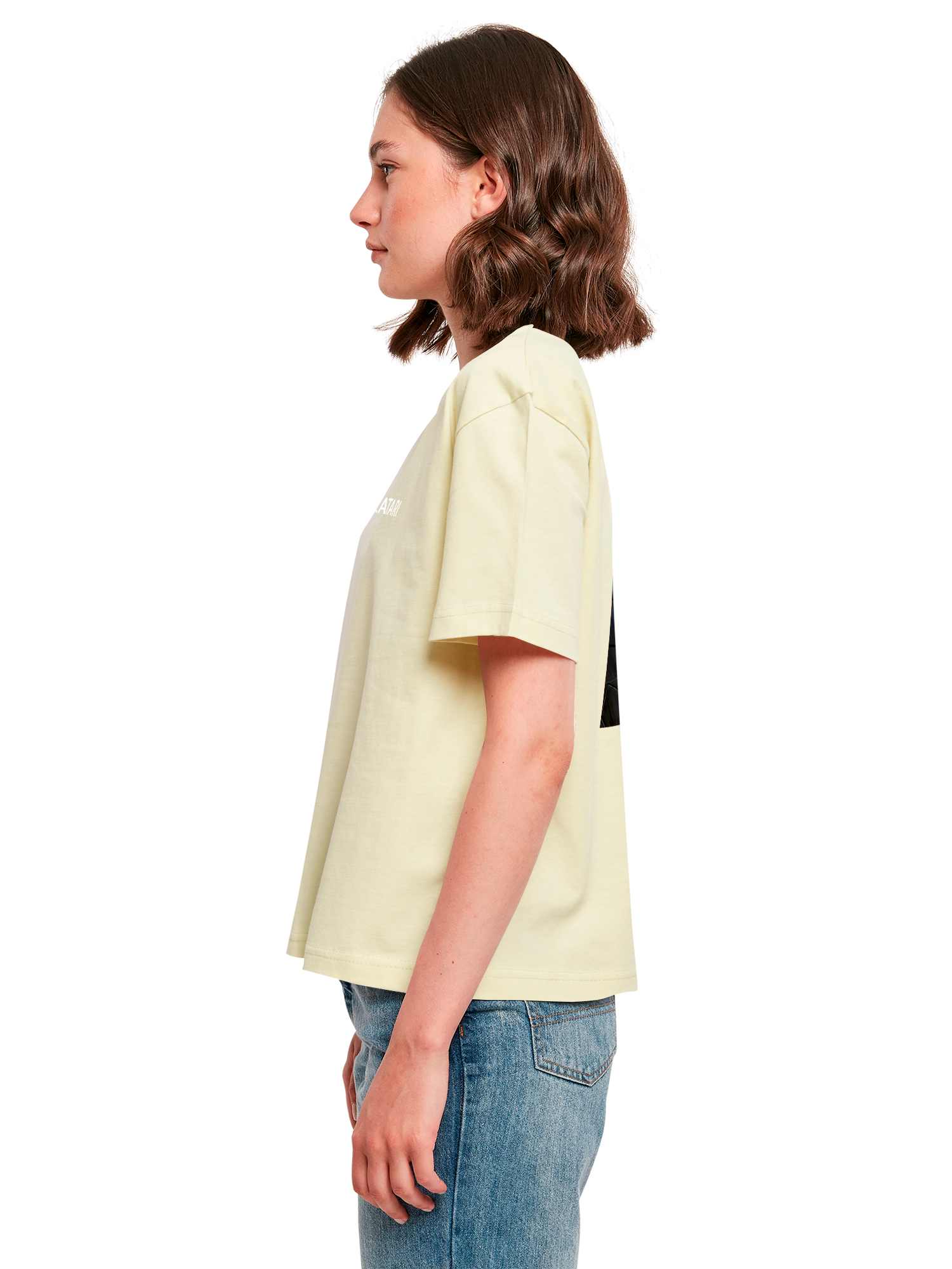 Atari Games Logo Retro Gaming Horizontal und Atari Gravitar Box Cover Damen Alltags-T-Shirt