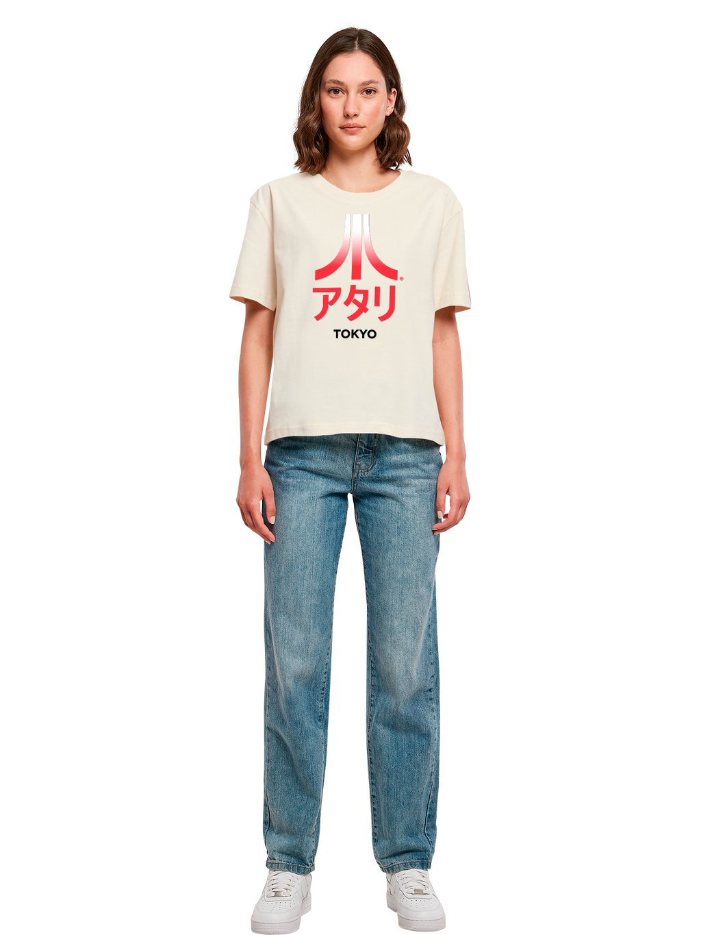 Atari Tokyo Retro Arcade Spiele Damen Alltags-T-Shirt