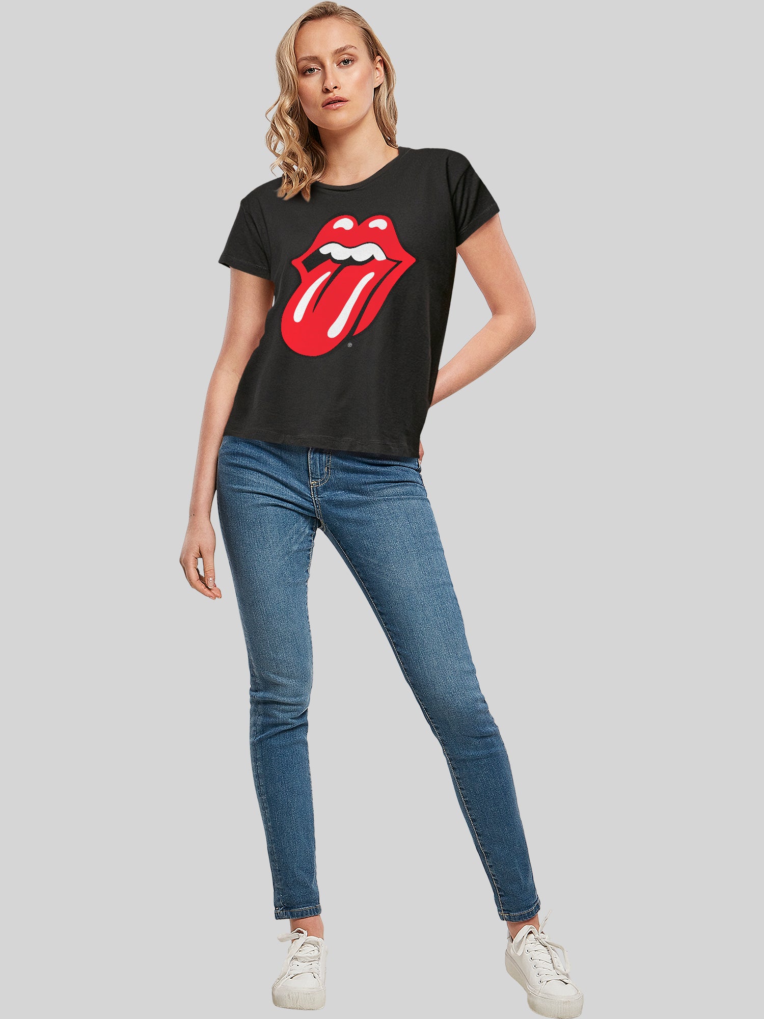The Rolling Stones Classic Zungen BLK mit Damenbox