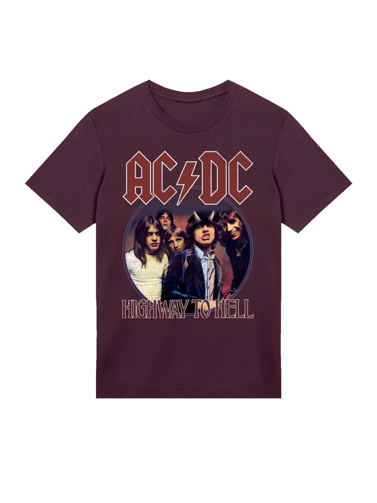 AC/DC Highway To Hell Circle Men's Organic T-Shirt