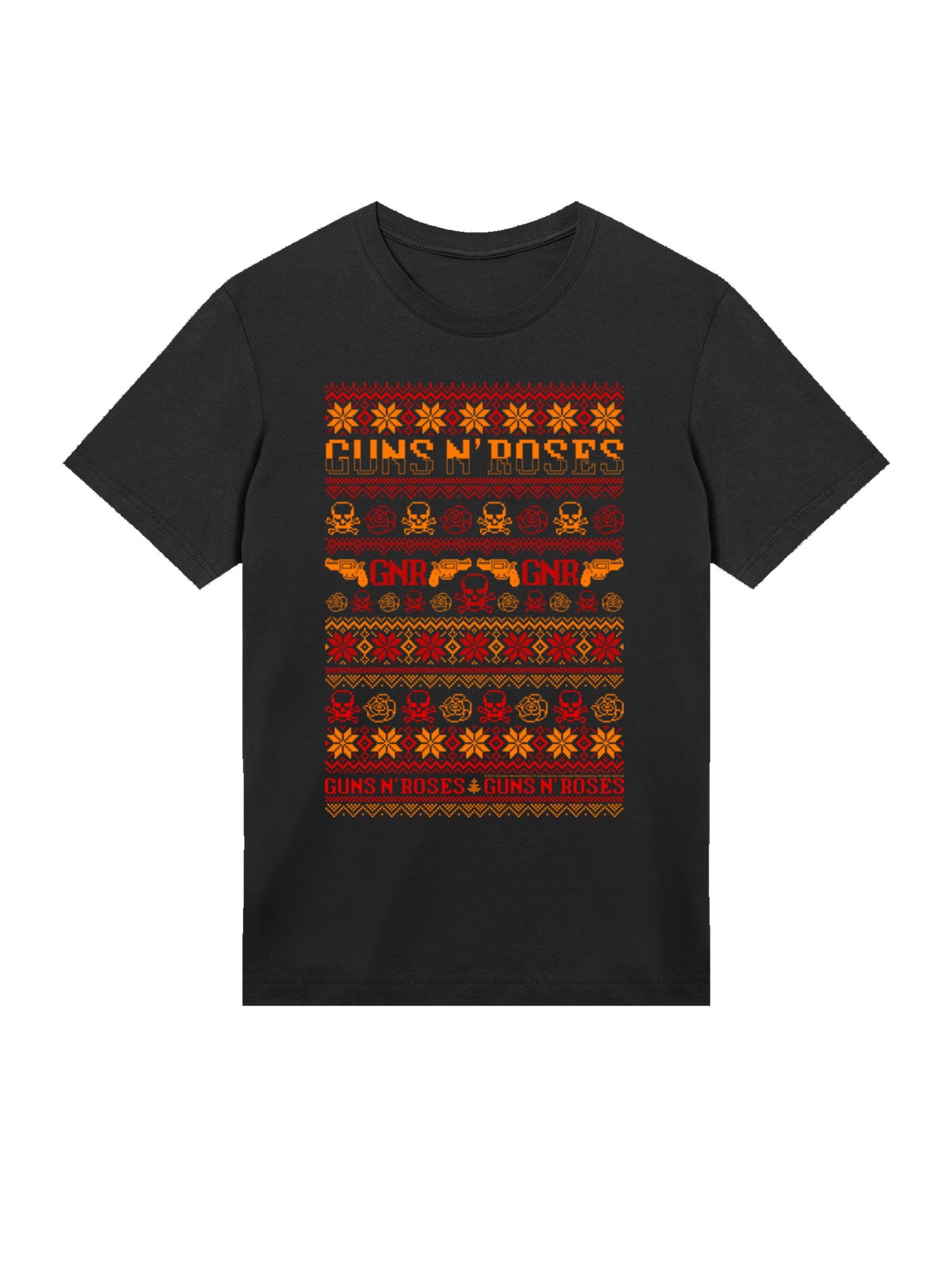 Guns And Roses Herren T-Shirt Weihnachten
