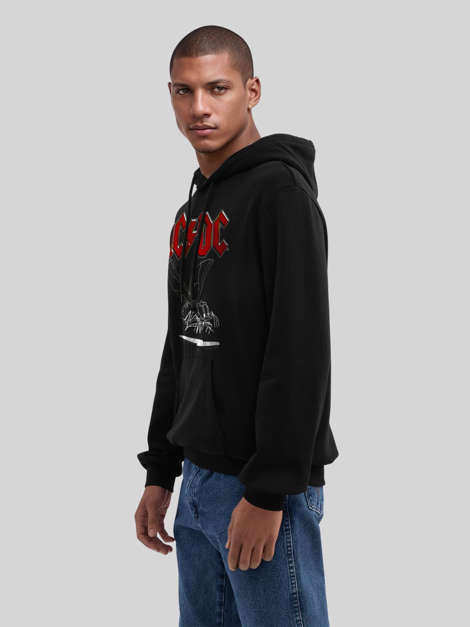 AC/DC Fly On The Wall 1985 Men's Organic Hoodie