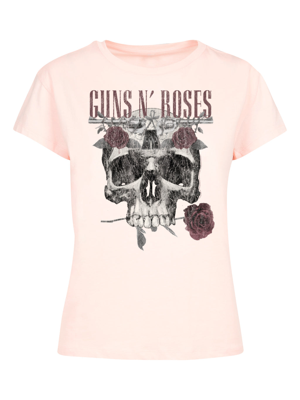 Guns N' Roses Damen T-Shirt mit Totenkopf-Print