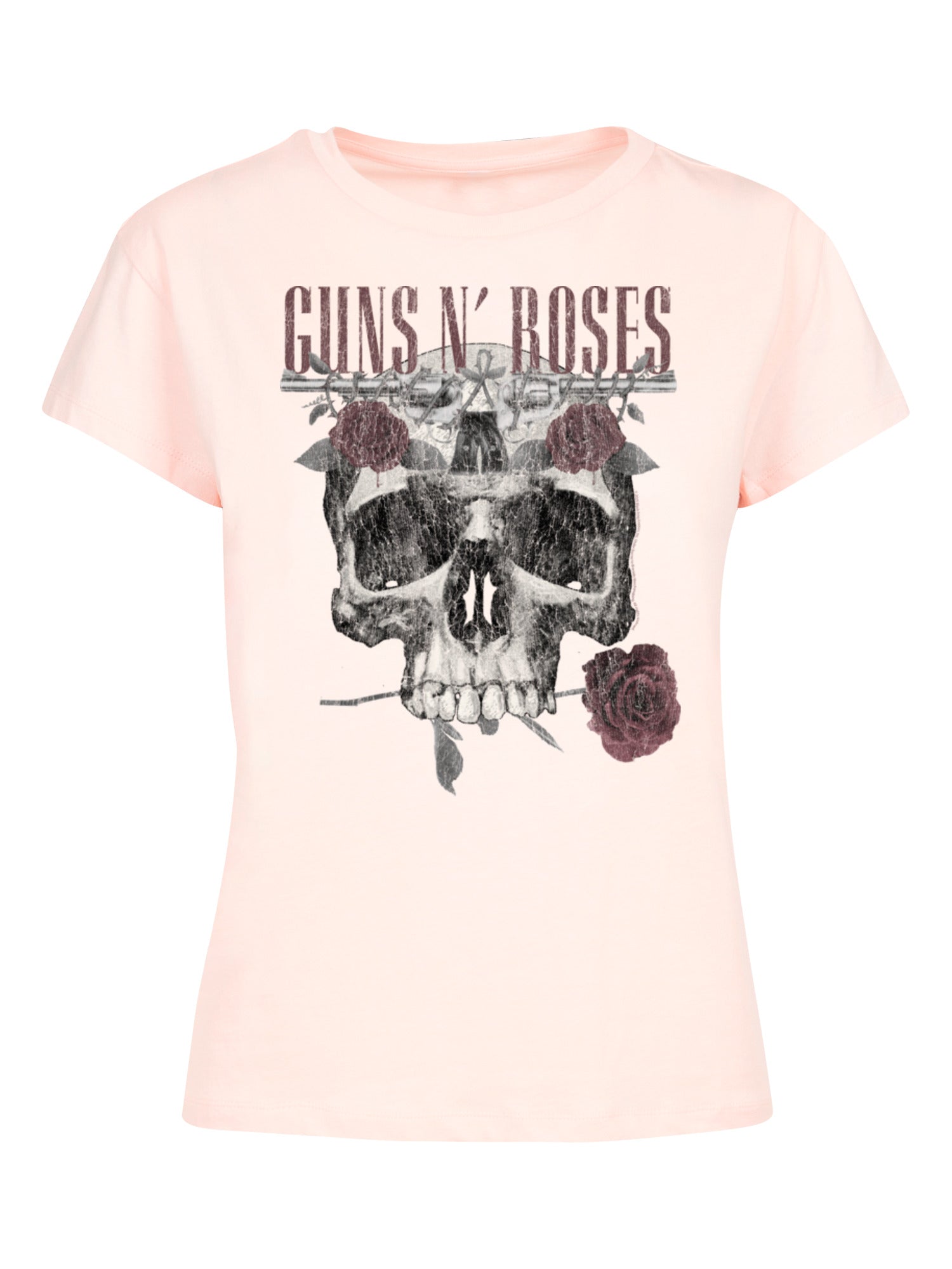 Guns N' Roses Damen T-Shirt mit Totenkopf-Print