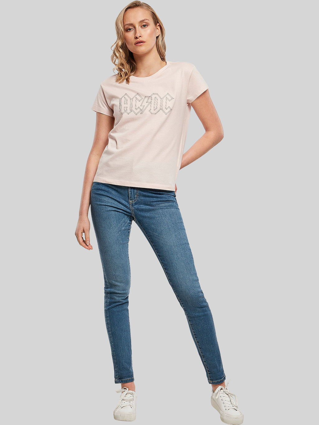 AC/DC Black Outline Logo Box T-Shirt