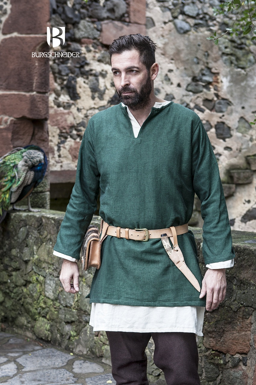 Medieval Tunic Short “Erik“ - Green