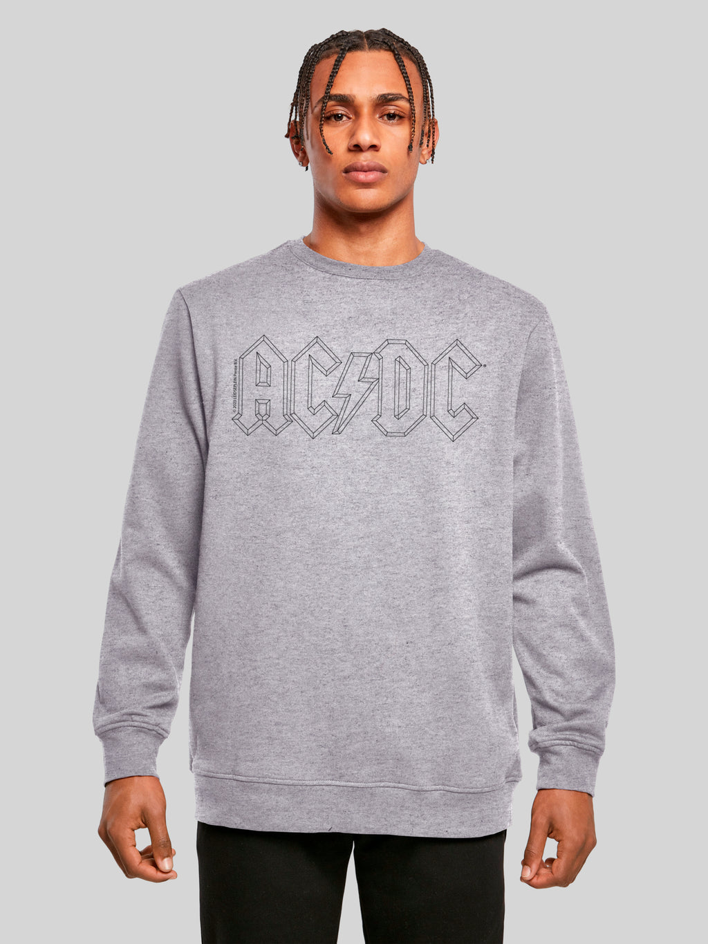 AC/DC Black Outline Logo Sweatshirt