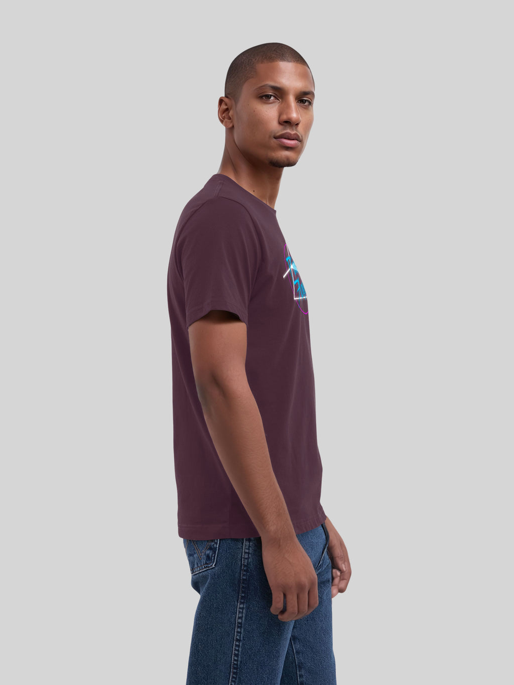 Pink Floyd Neon Dark Side Herren T-Shirt