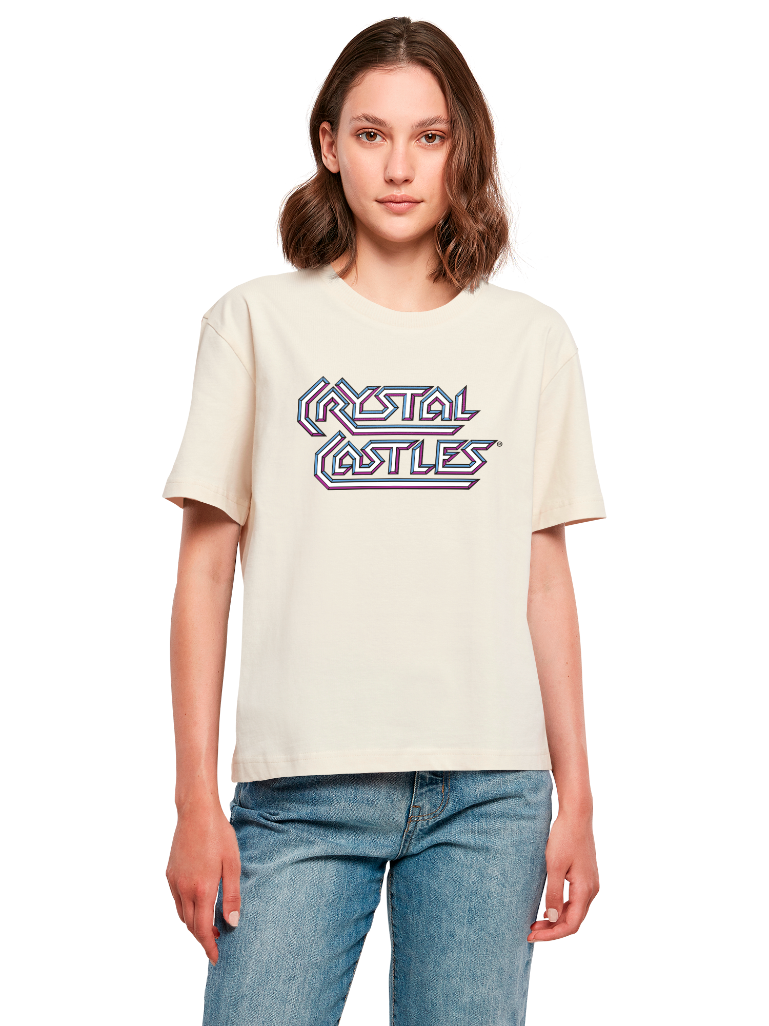 Atari Crystal Castles Retro Gaming und Atari Crystal Castles Bär Damen Alltags-T-Shirt