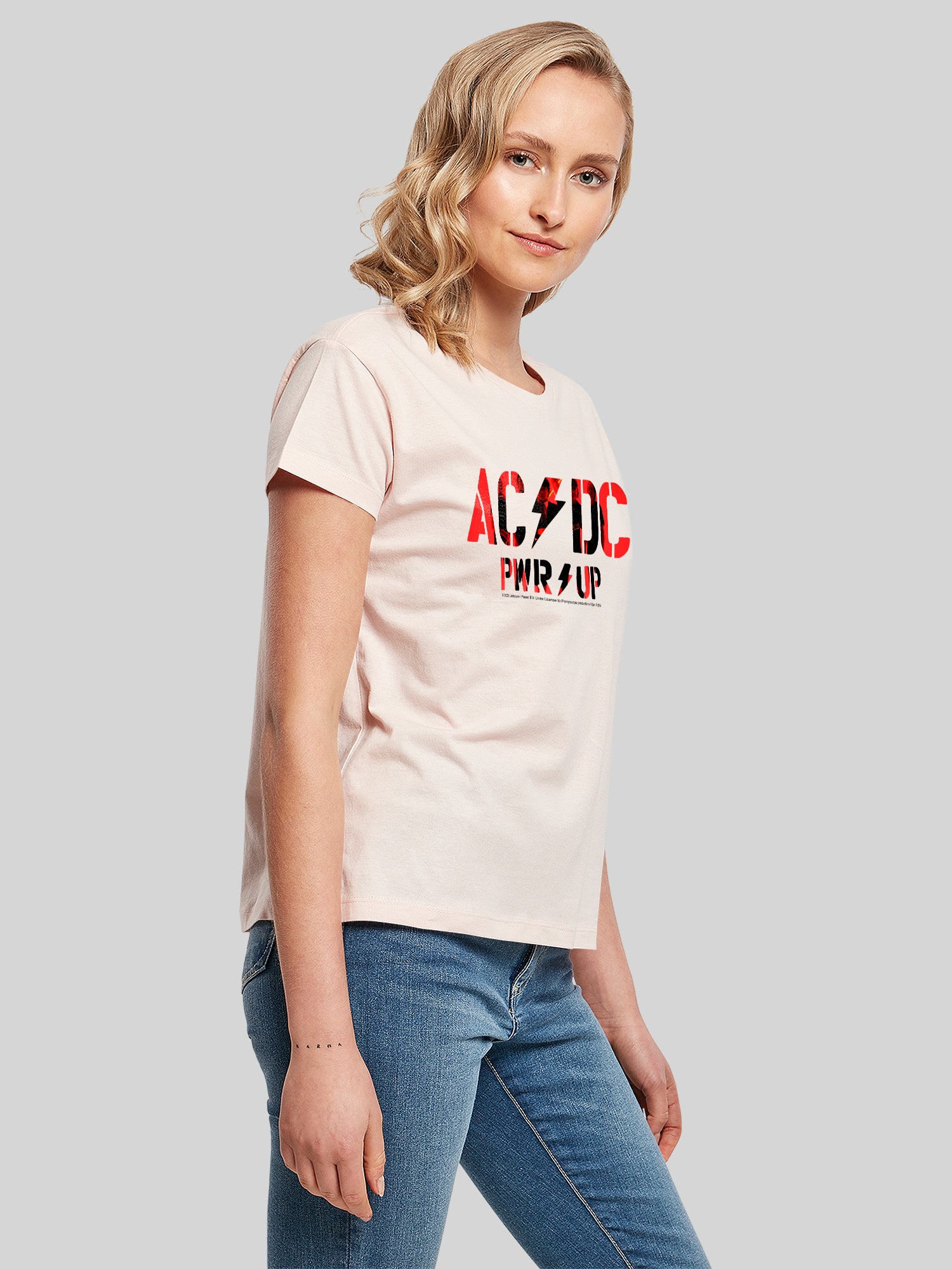 AC/DC PWRUP Photo Logo Box T-Shirt