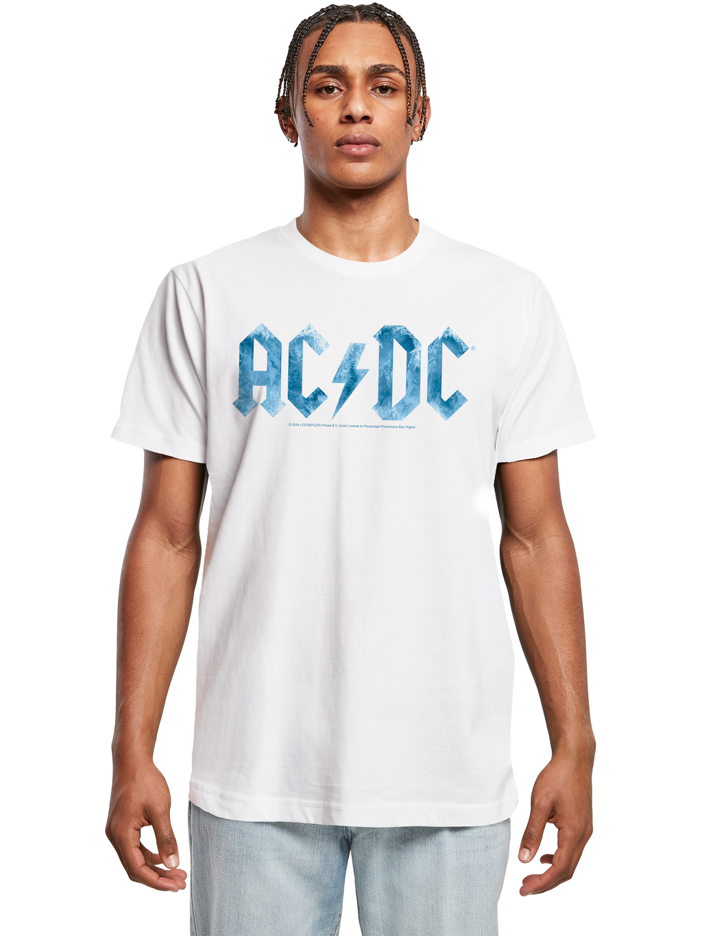 Camiseta ACDC Blue Ice Logo Camiseta redonda