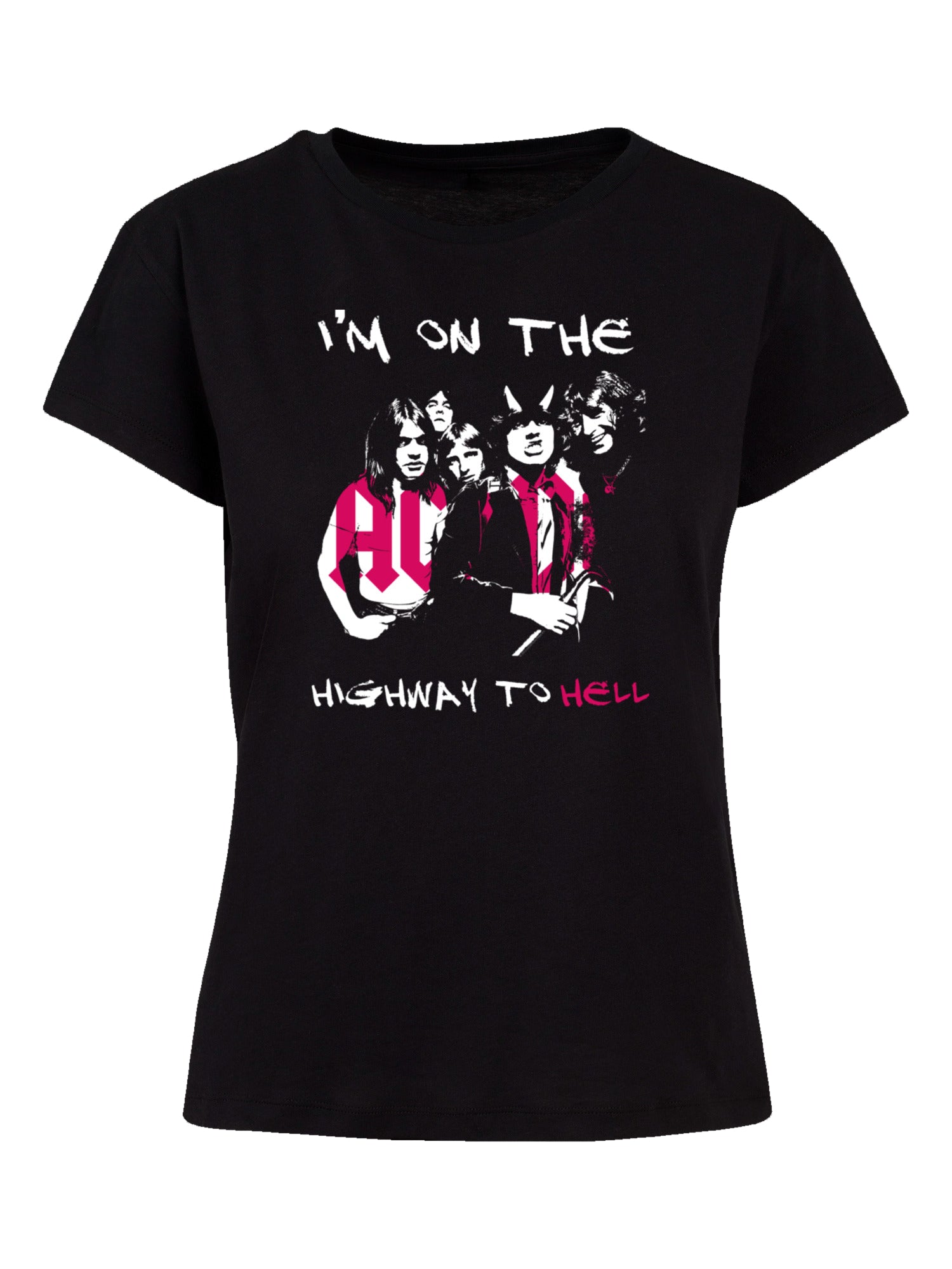 AC/DC I'm On The Highway To Hell Ladies Box T-Shirt