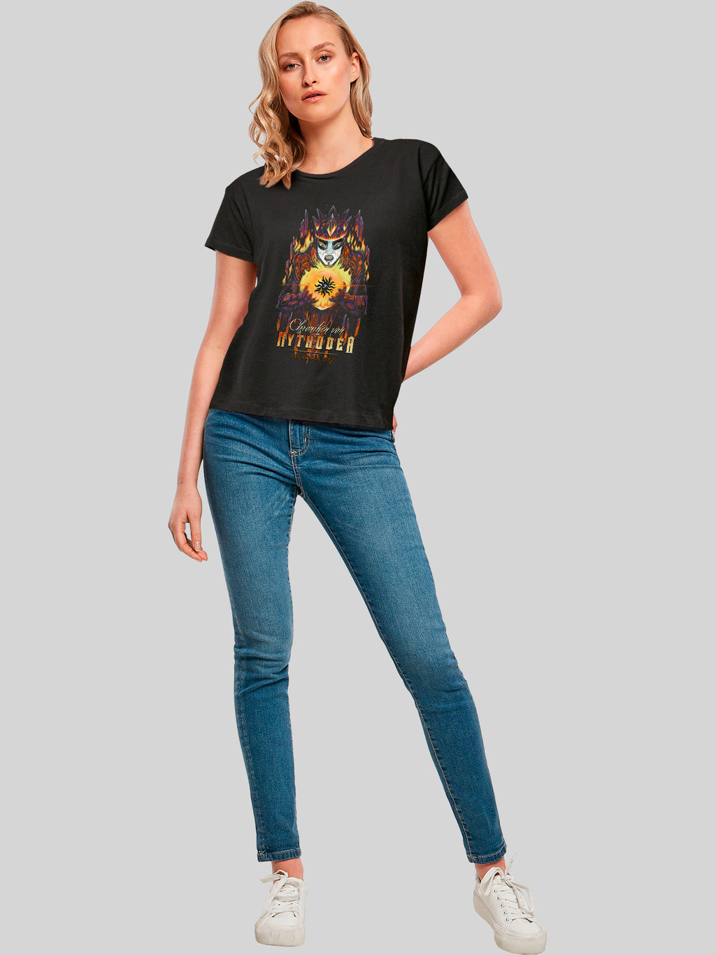 Crónicas 2025 Legacy of Fire Color and Logo Ladies Box Tee