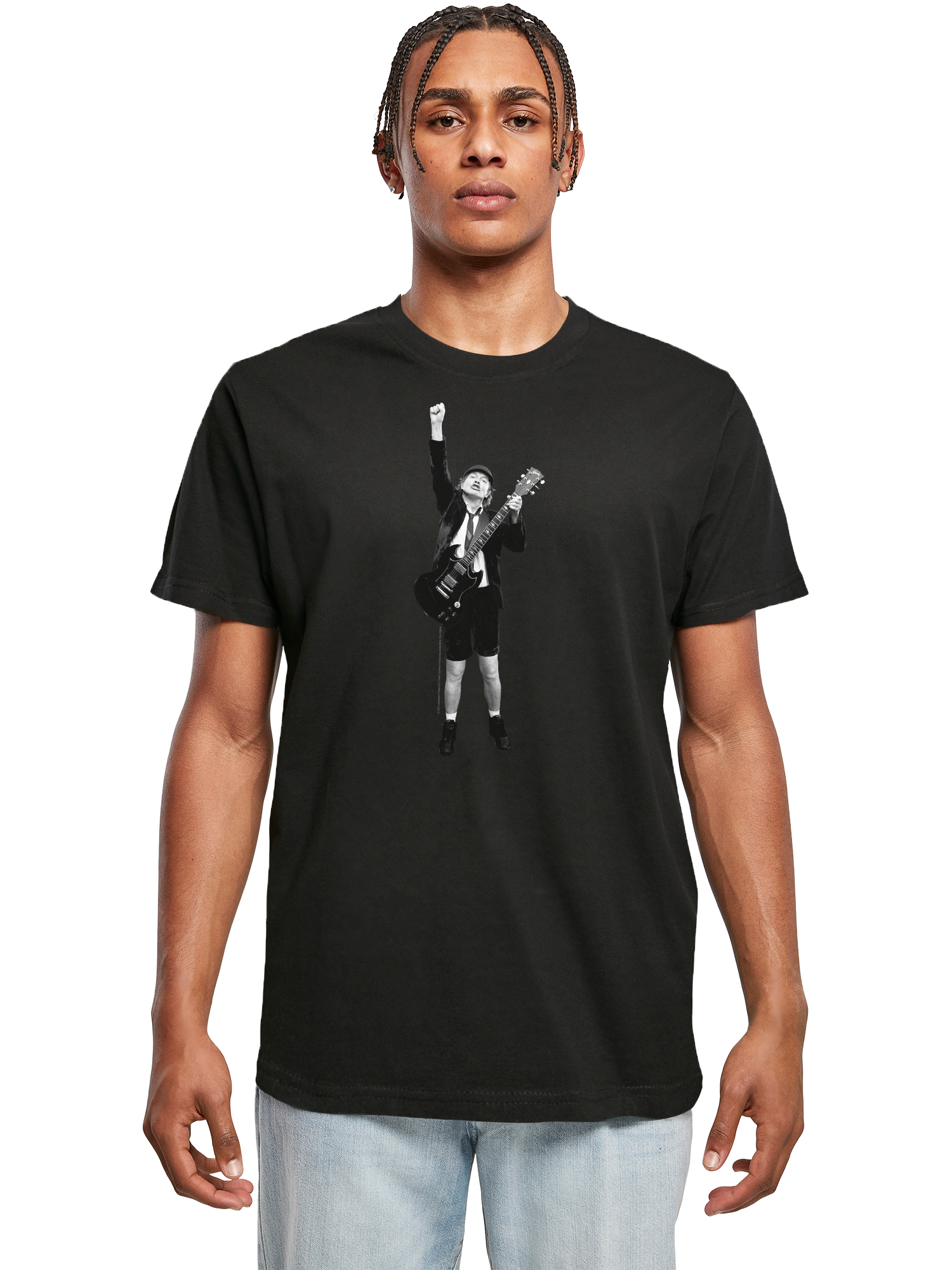 ACDC Angus Young Cut-Out-T-Shirt