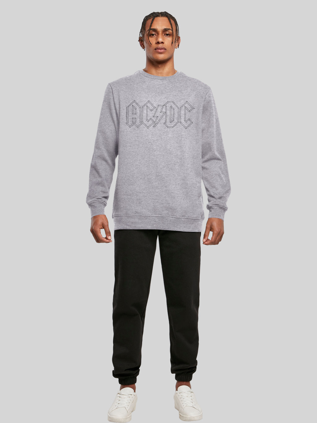 AC/DC Black Outline Logo Sweatshirt