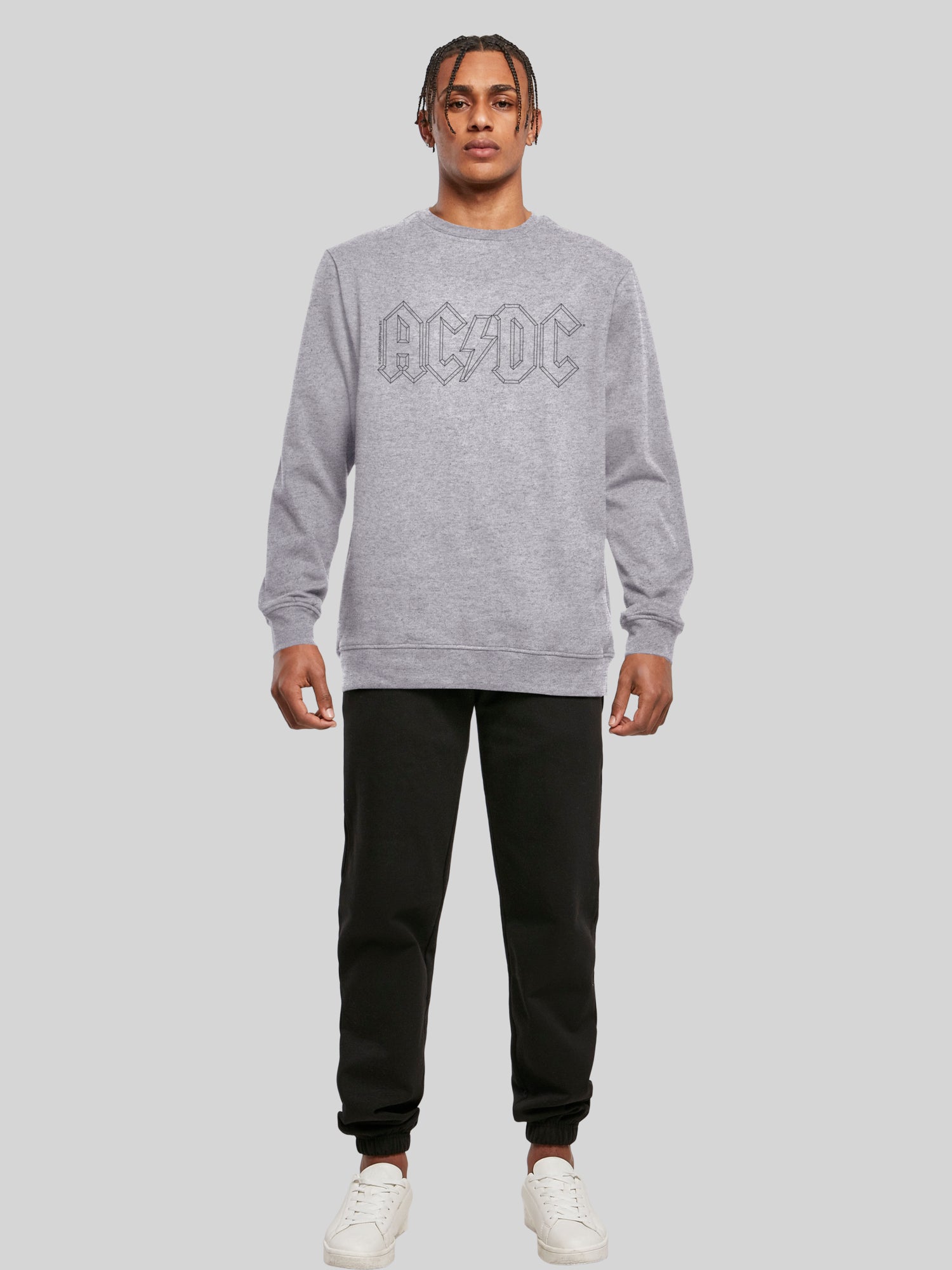 AC/DC Black Outline Logo Sweatshirt