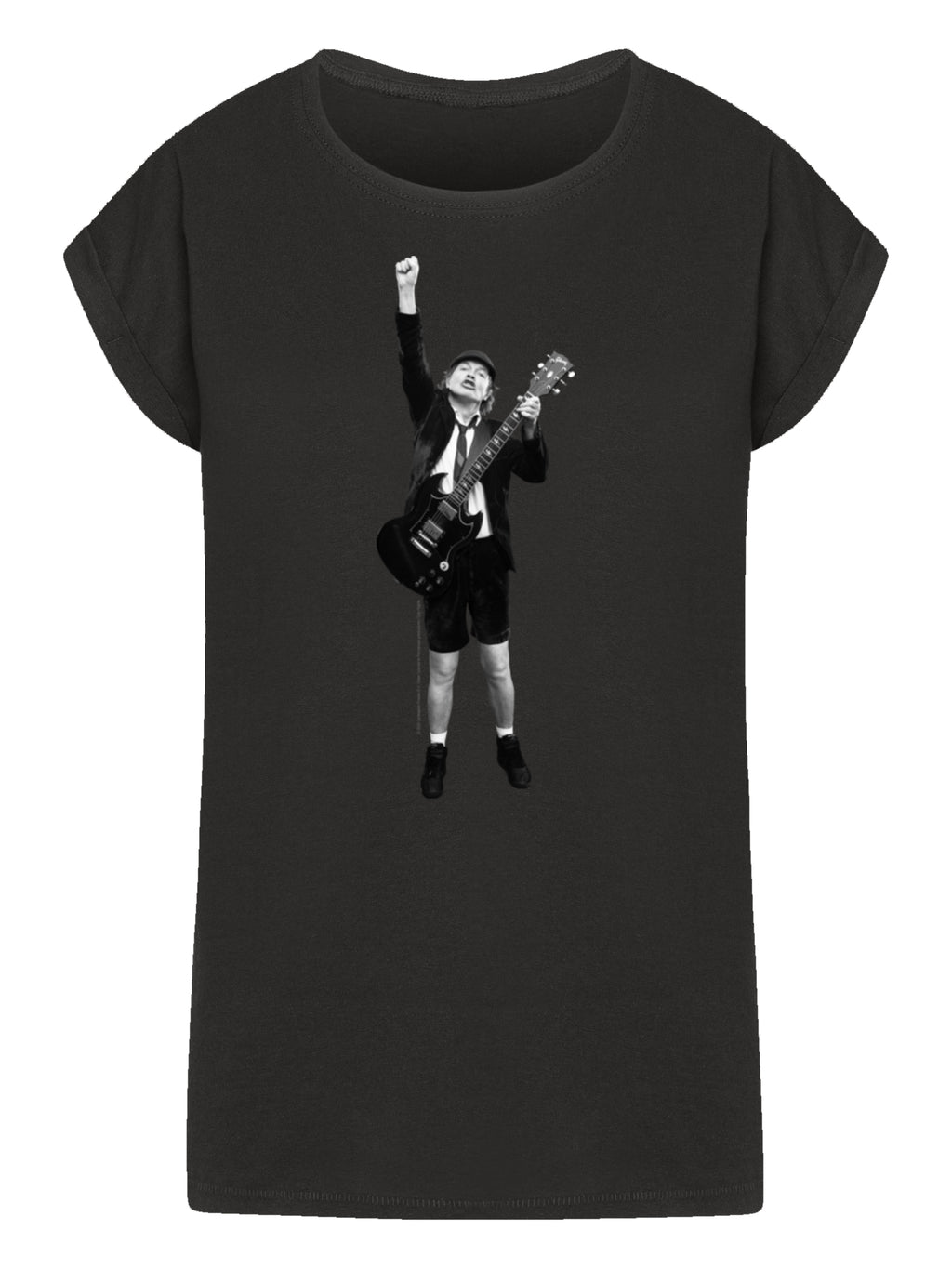 ACDC Angus Young a coupé les dames étendus