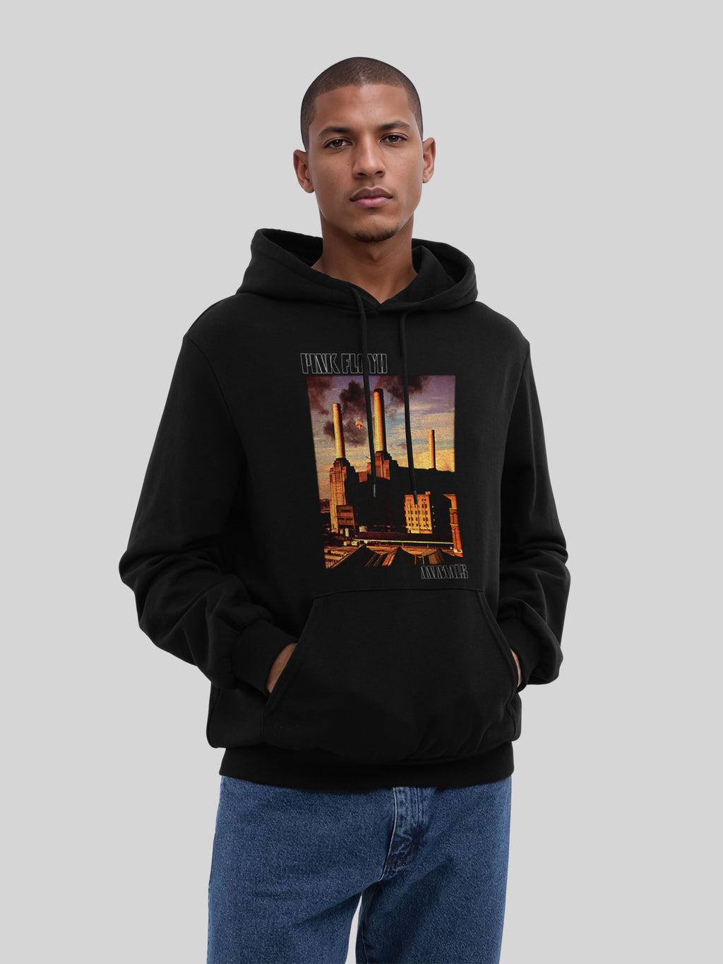 Pink Floyd Animal Cover Men's Organic Hoodie