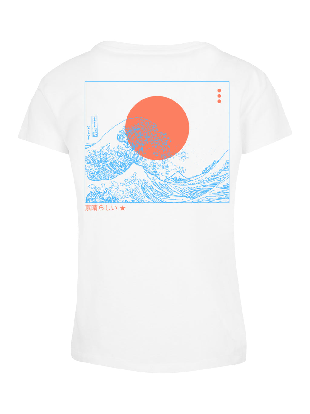 Kanagawa Welle Damen Box T-Shirt