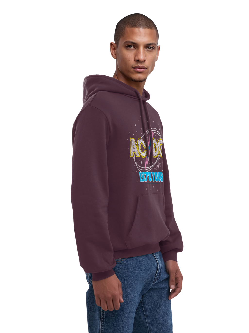 ACDC 1981 Live Tour Herren Hoodie