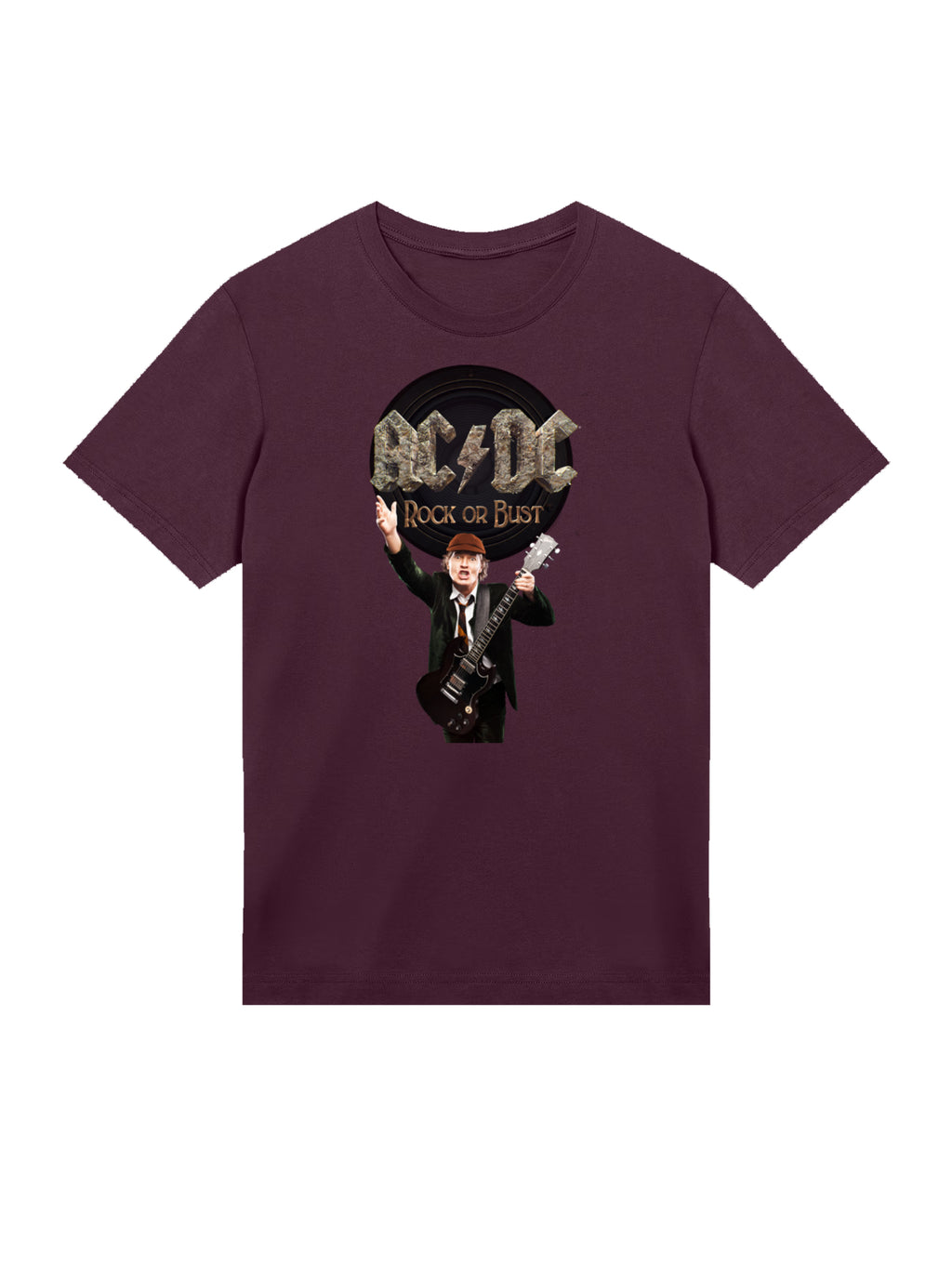 ACDC Rock Or Bust Angus Young Herren T-Shirt