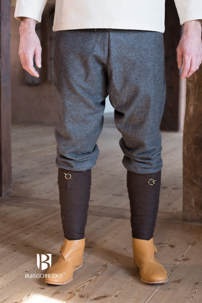 Pantalones de lana Thorsberg Fenris gris oscuro