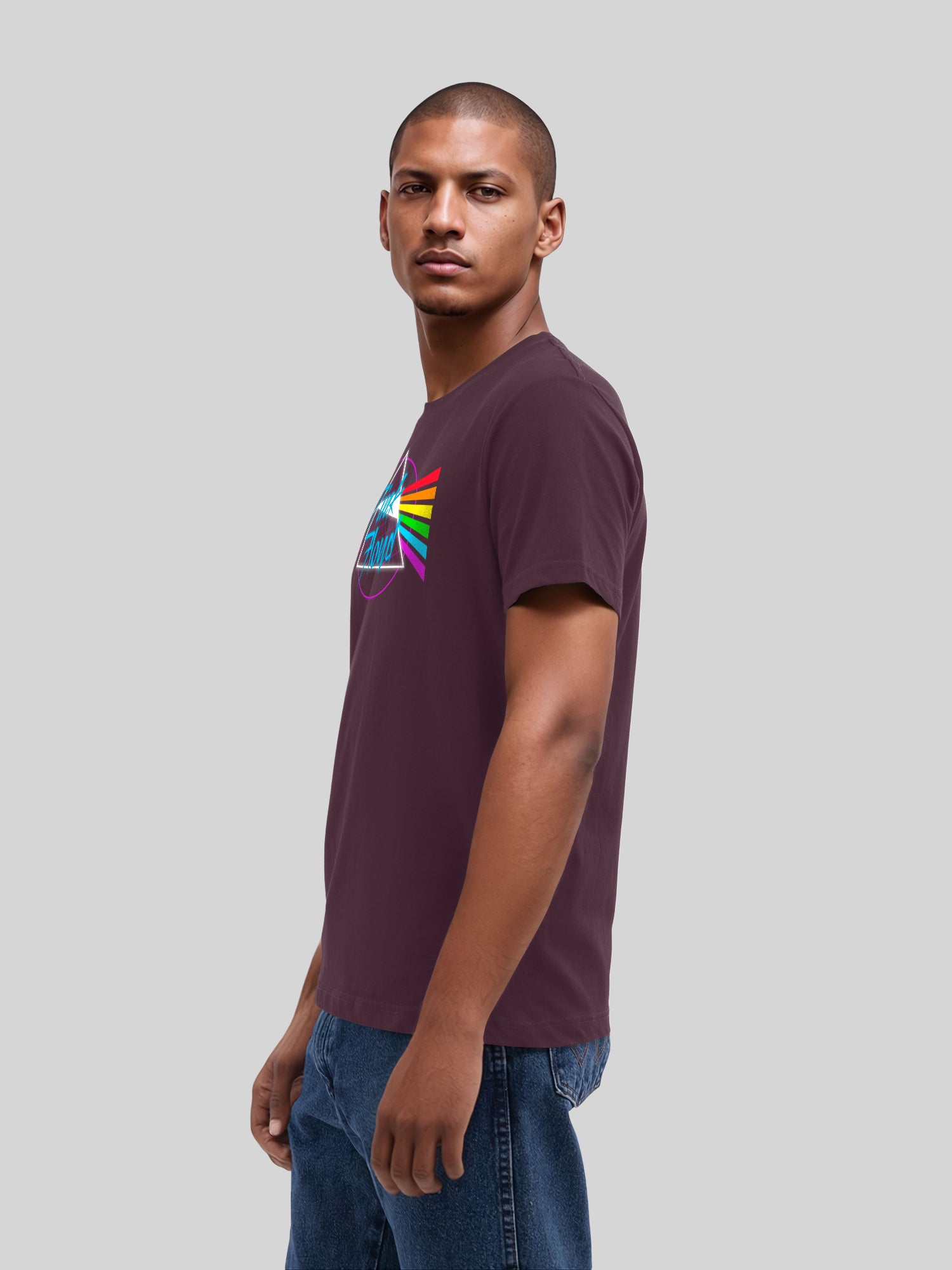 Pink Floyd Neon Dark Side Herren T-Shirt