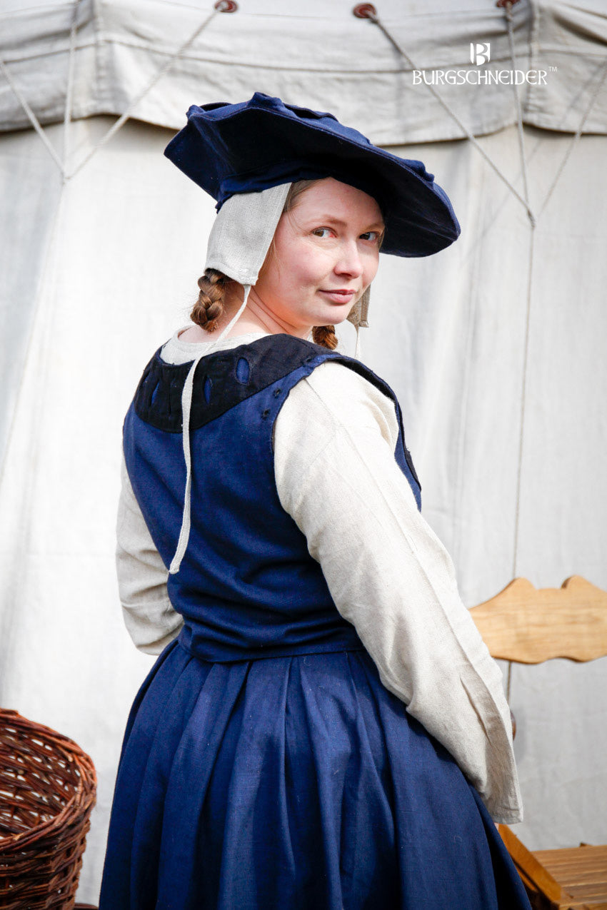 Corsé Landsknecht Flora Azul/Negro