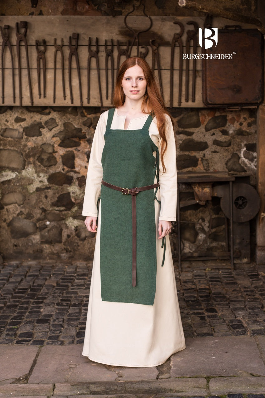 Vestido vikingo Gyda verde