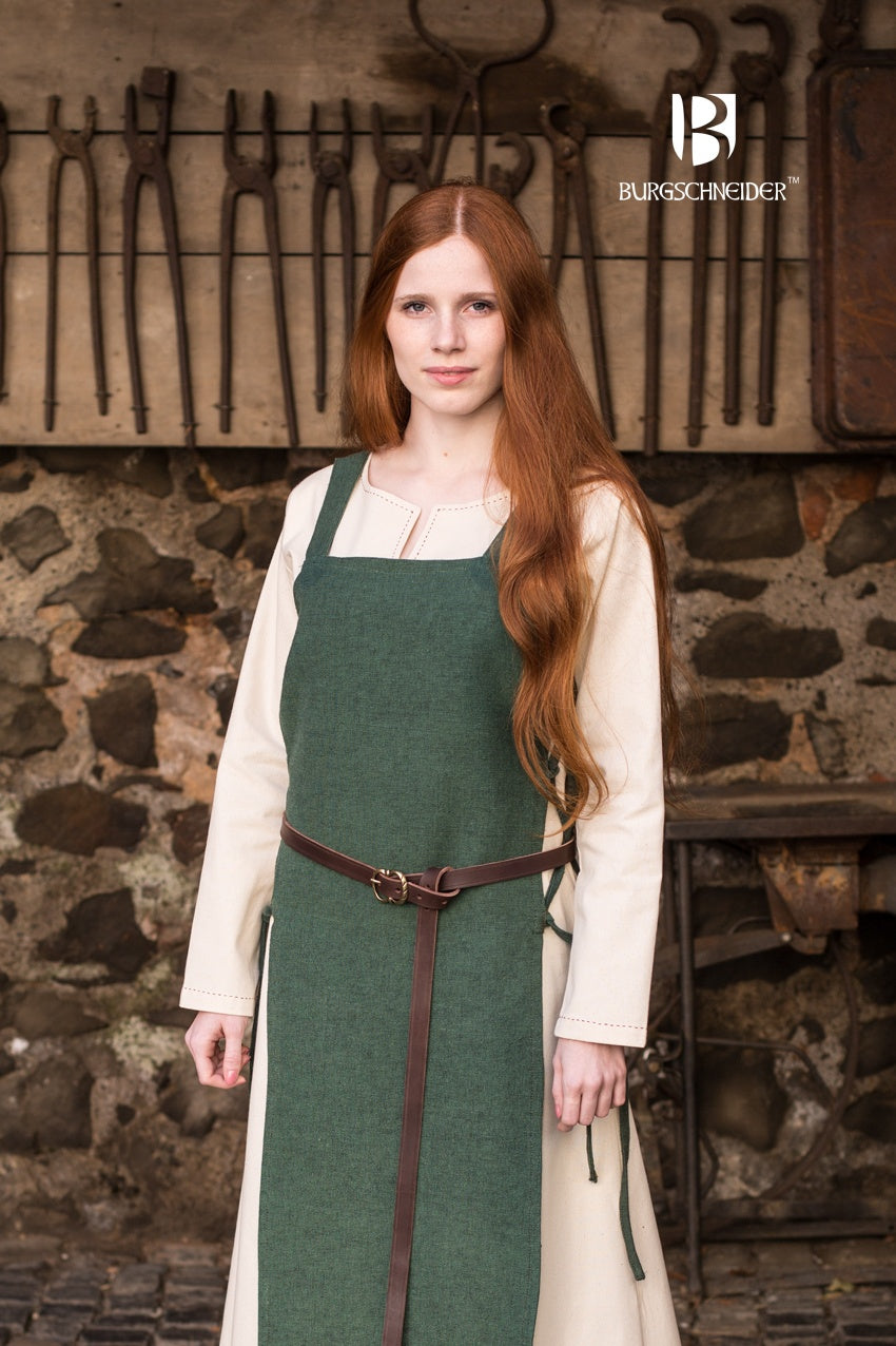 Vestido vikingo Gyda verde