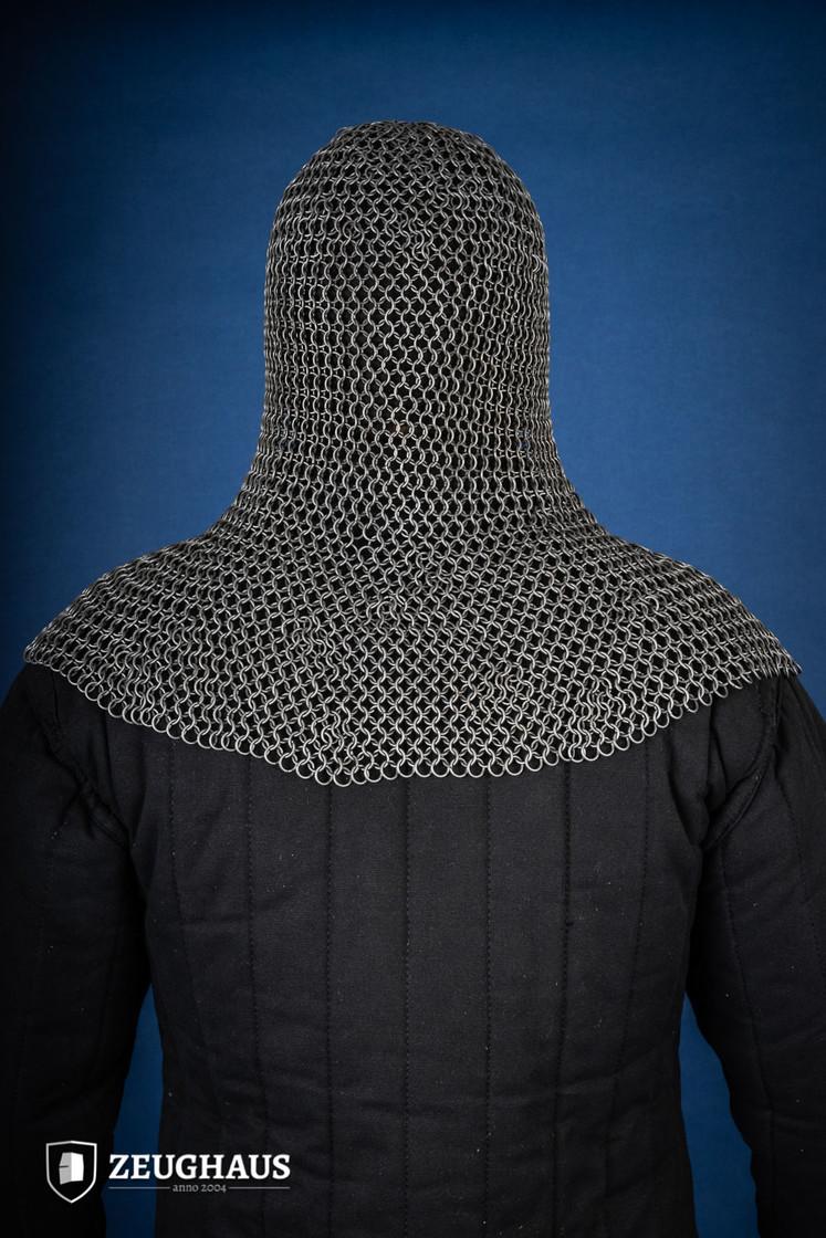 Chainmail Hood Roundring 9mm Steel Oiled