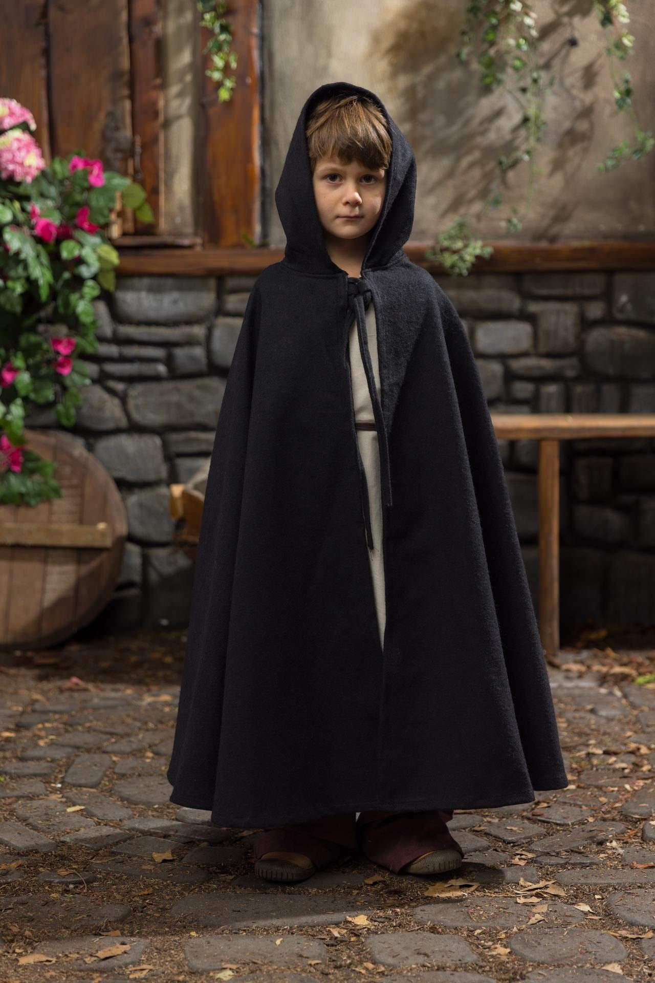Kindercape Leanaa Schwarz