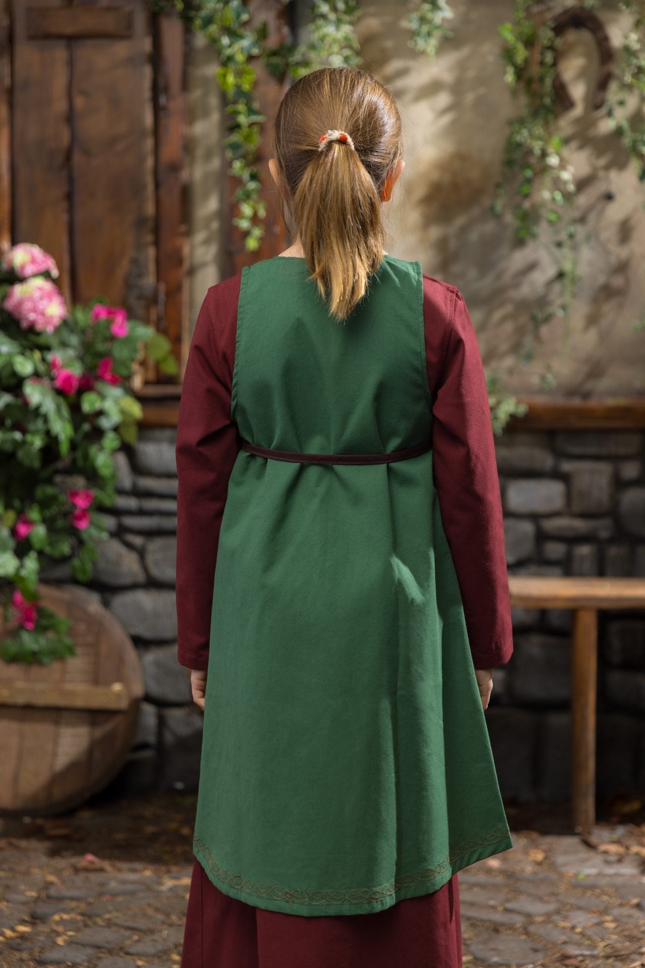 Kinderkleid Ona - Grün