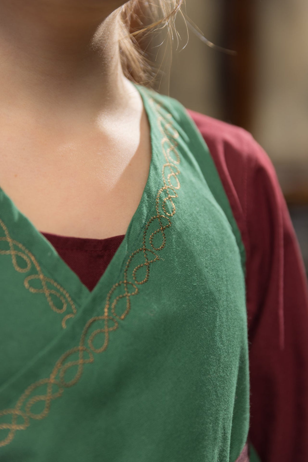 Kinderkleid Ona - Grün