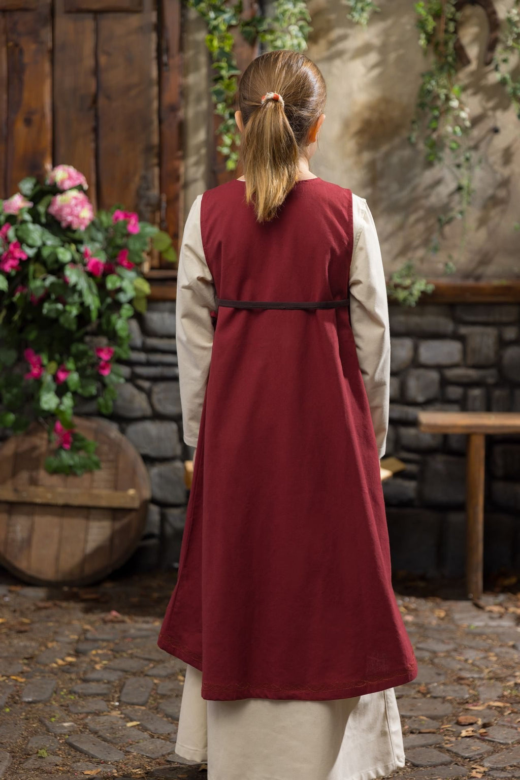 Vestido infantil Lyn - Rojo