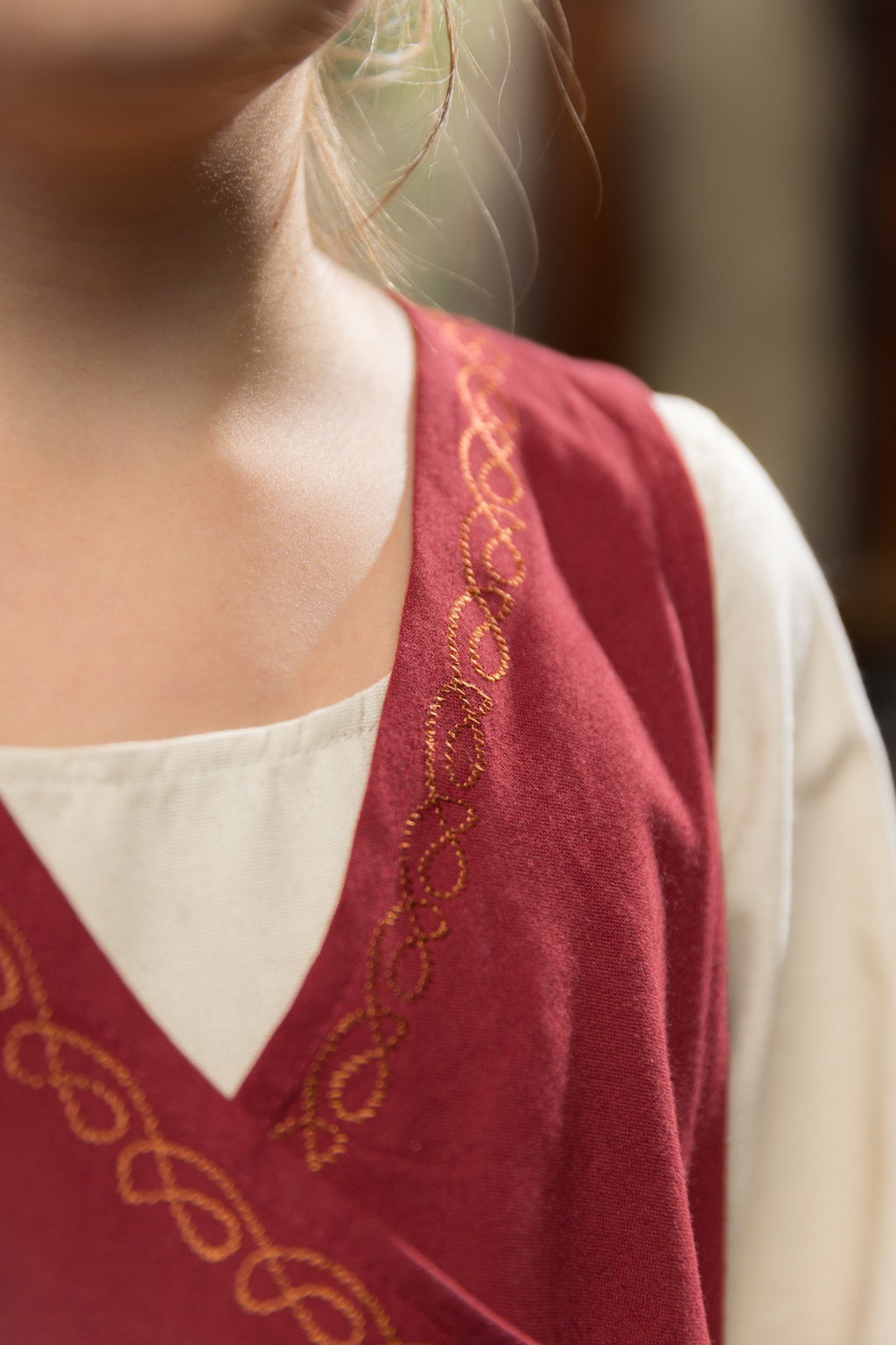 Vestido infantil Lyn - Rojo