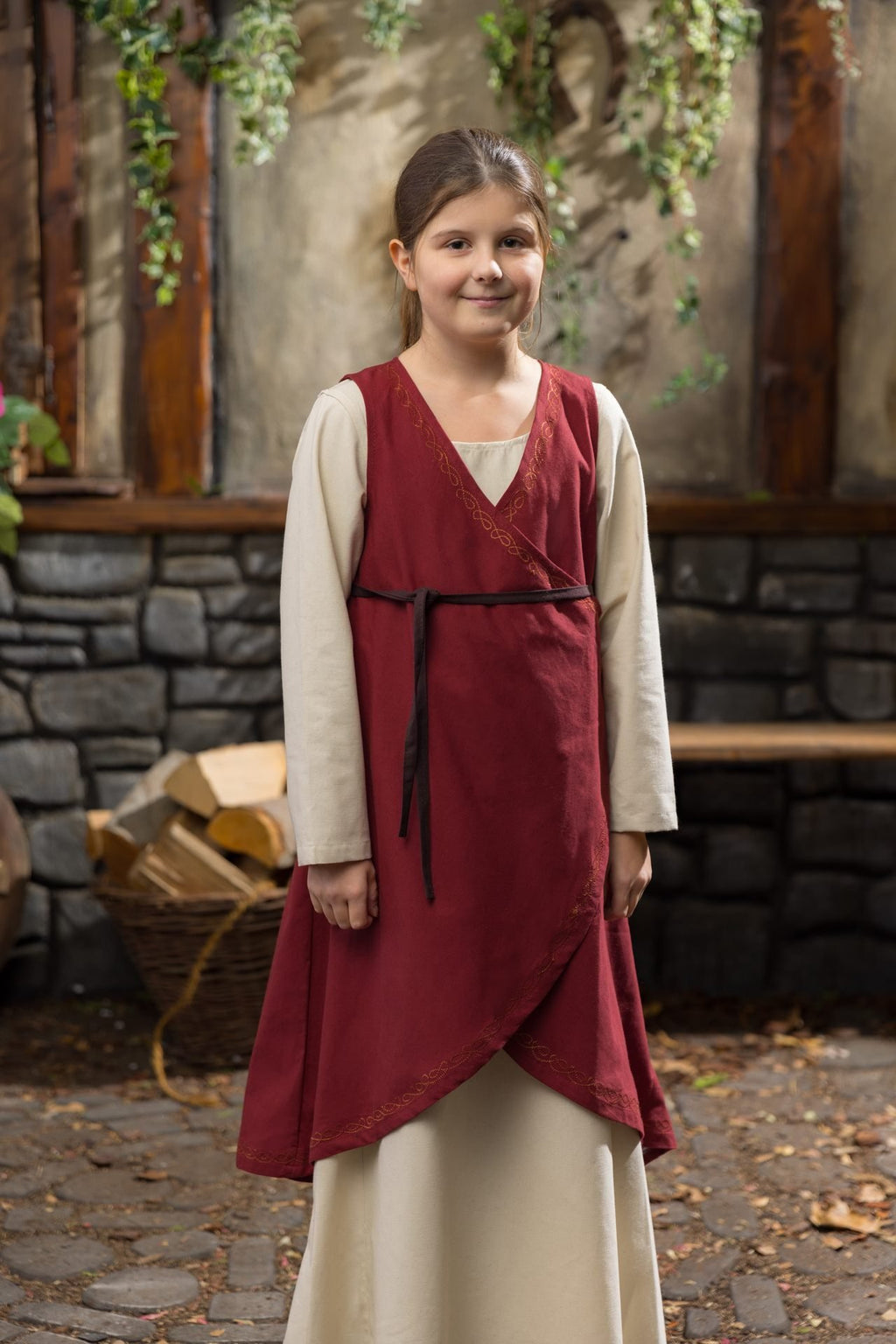 Vestido infantil Lyn - Rojo