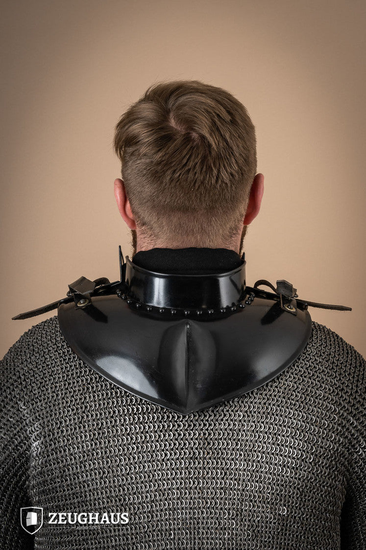 Gorget with Collar Burnished