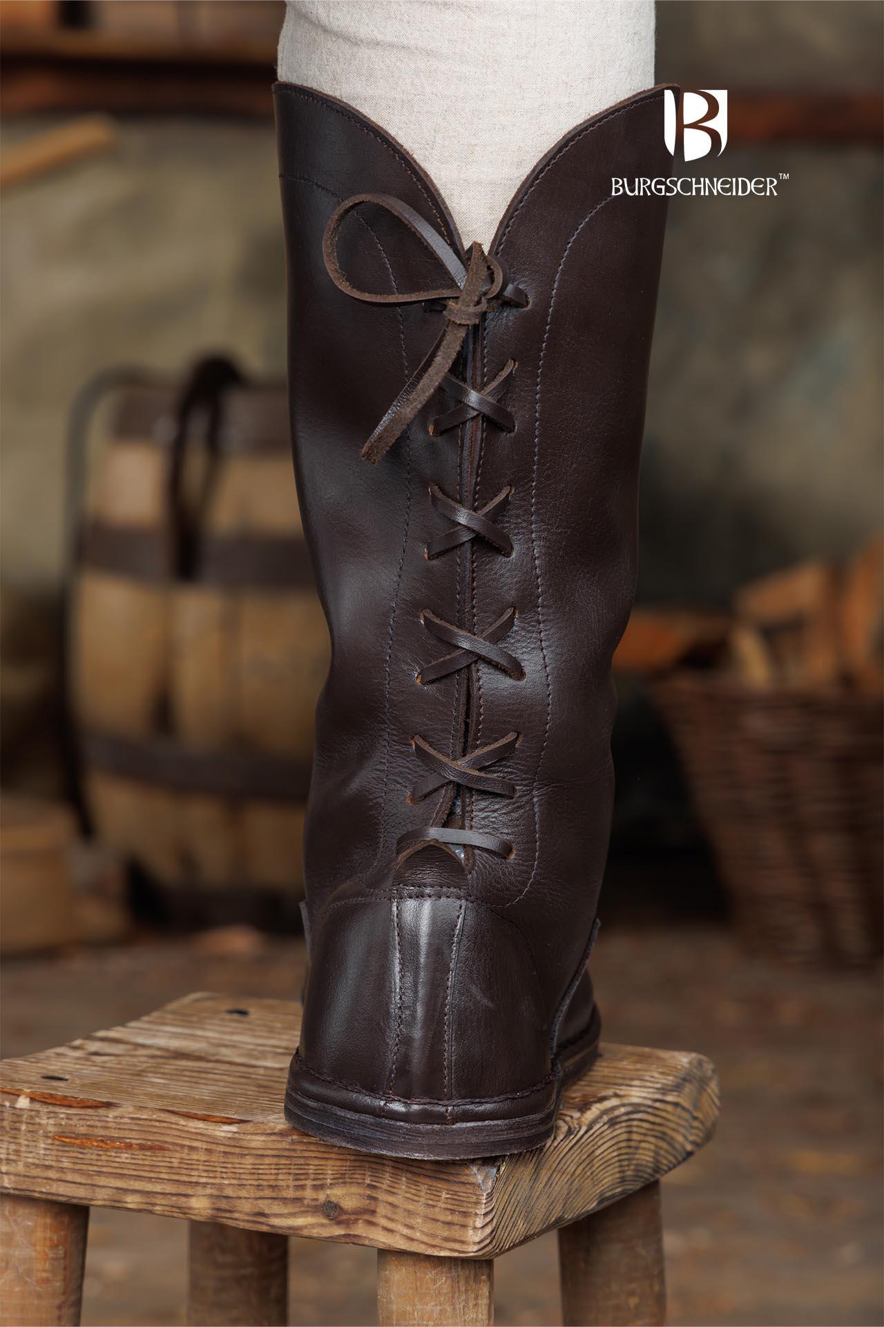 Medieval Boots Emmerich Dark Brown