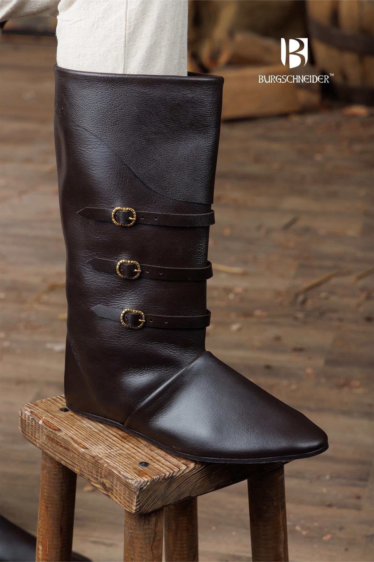 Medieval Boots Ernest Dark Brown