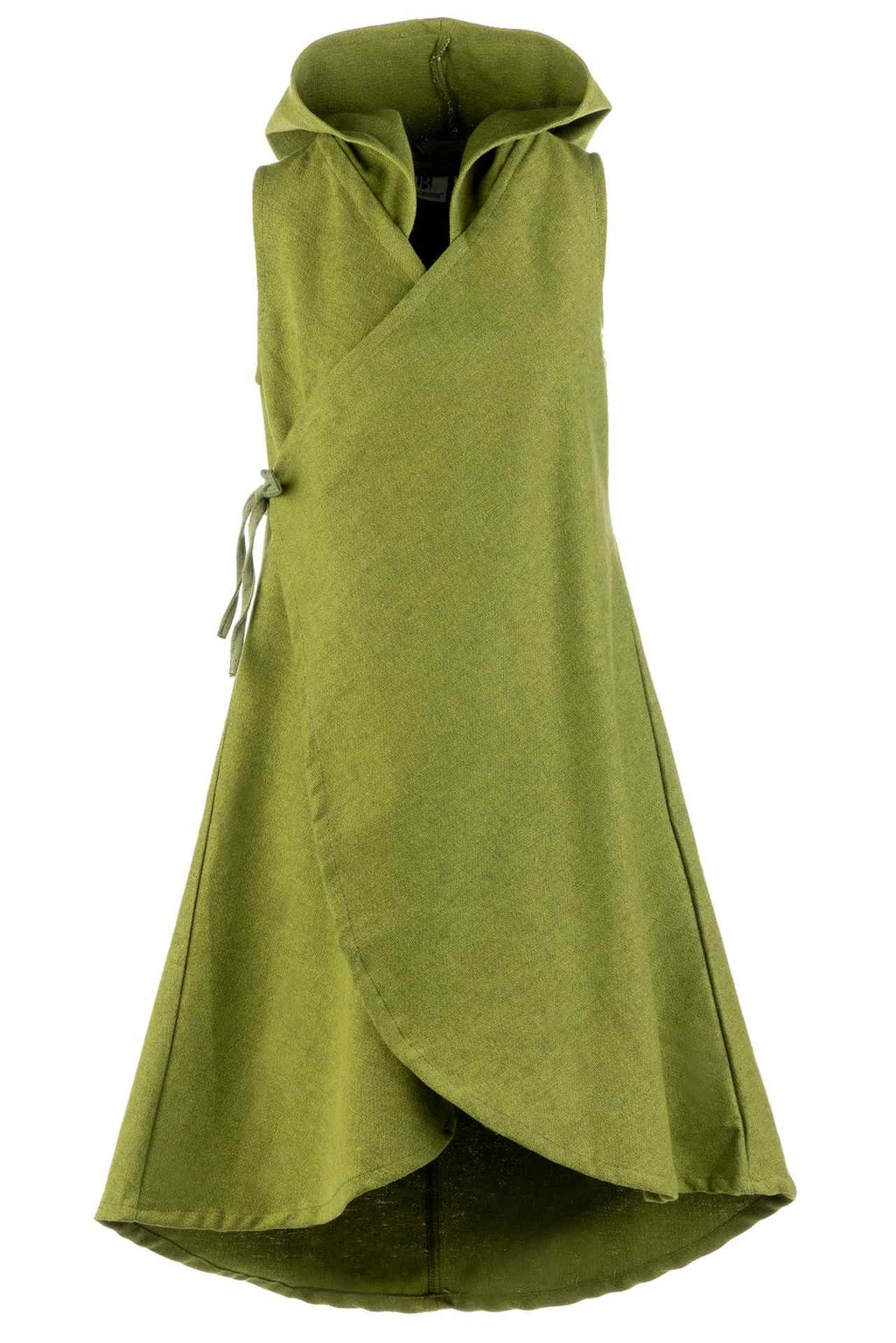 Robe portefeuille Runa vert de tilleul