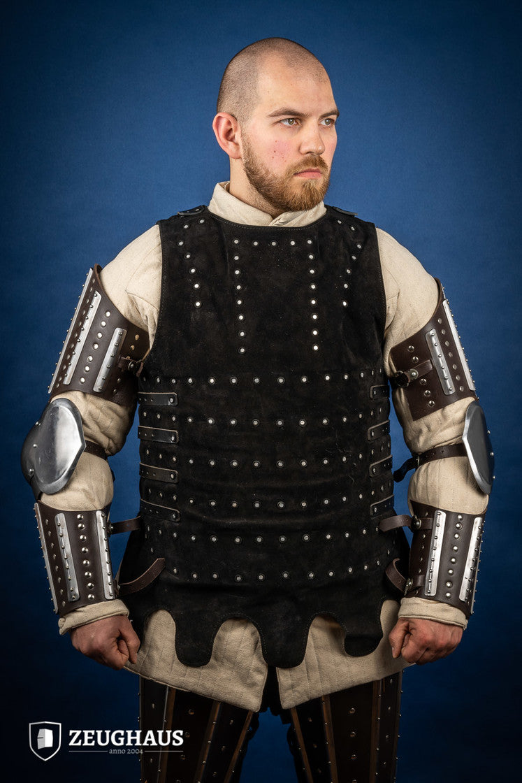 Splinted Arm Armour Brown