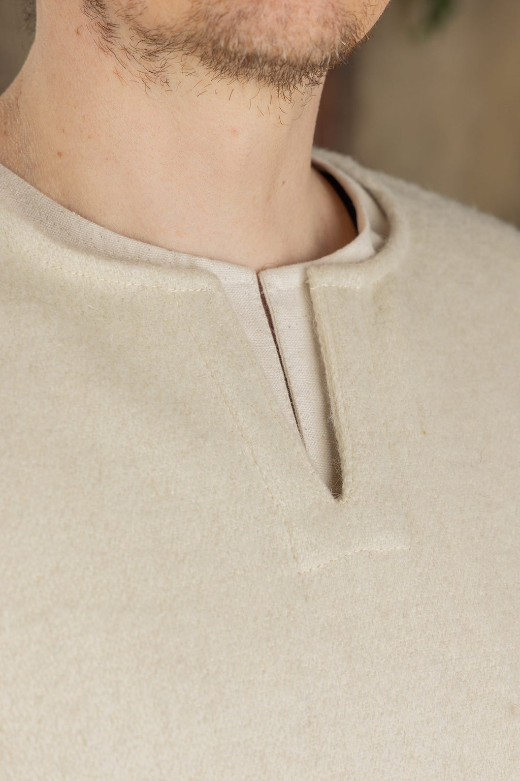 Wool Tunic Lodin Natural