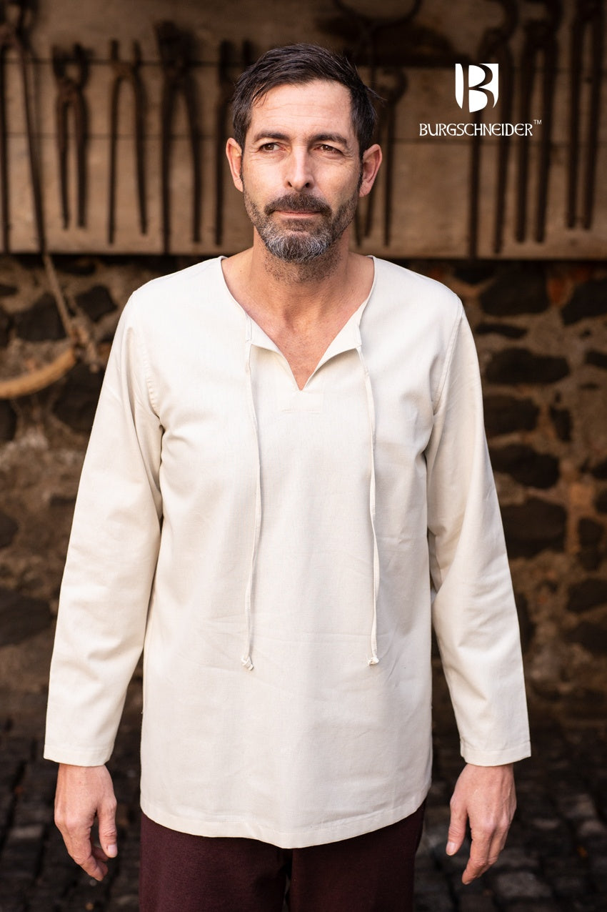 Mittelalter Hemd „Ulrich“ - Natur